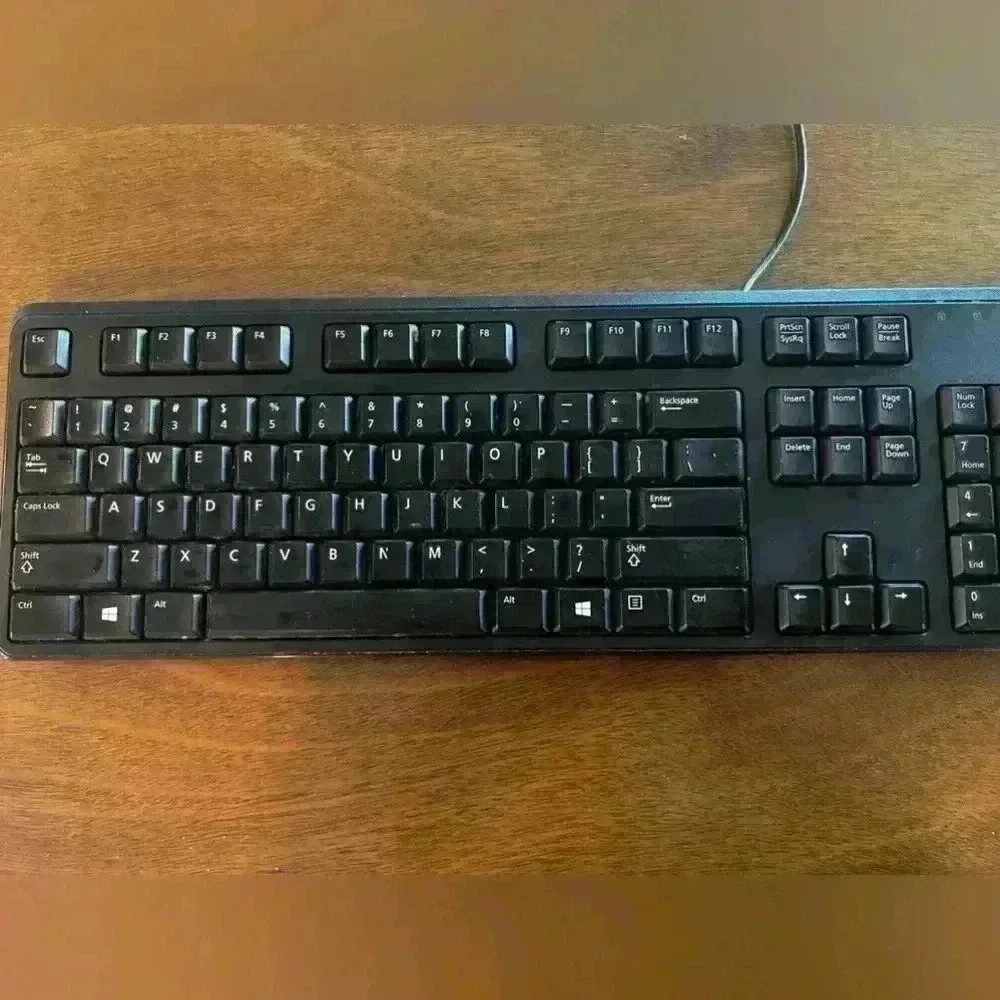 Dell Keyboard KB212-B - USB 104-Key‎ Quiet Keyboard